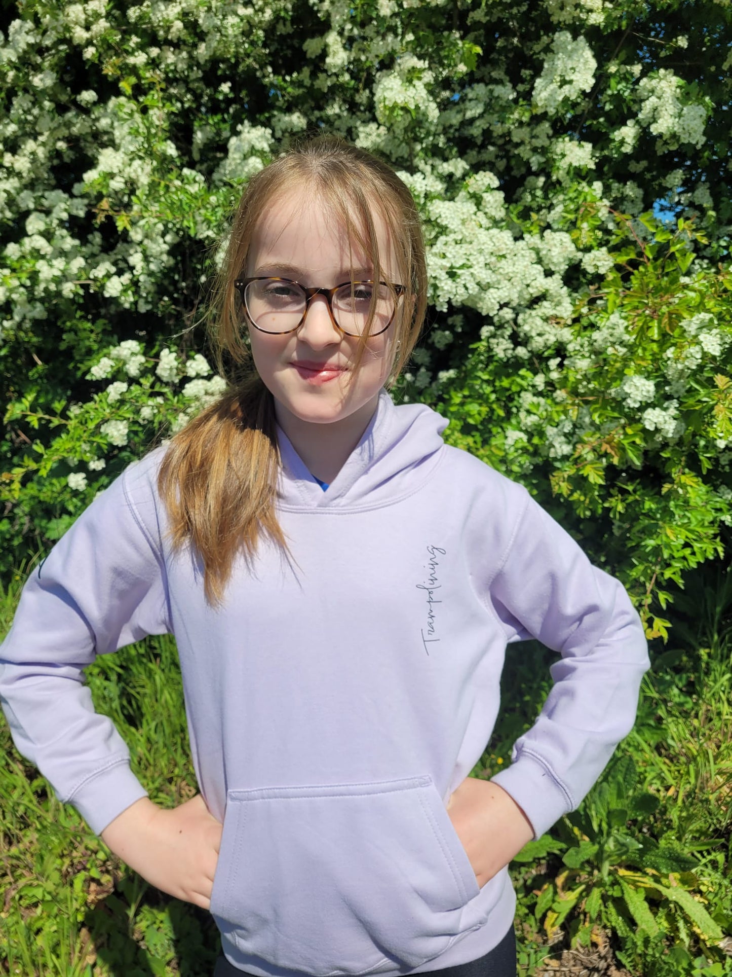 Lilac Hoodie | Trampolining