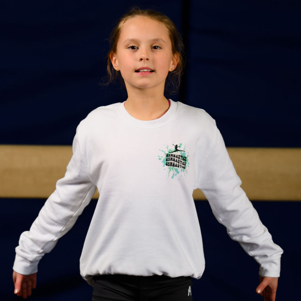 White Gymnastics Sweatshirt