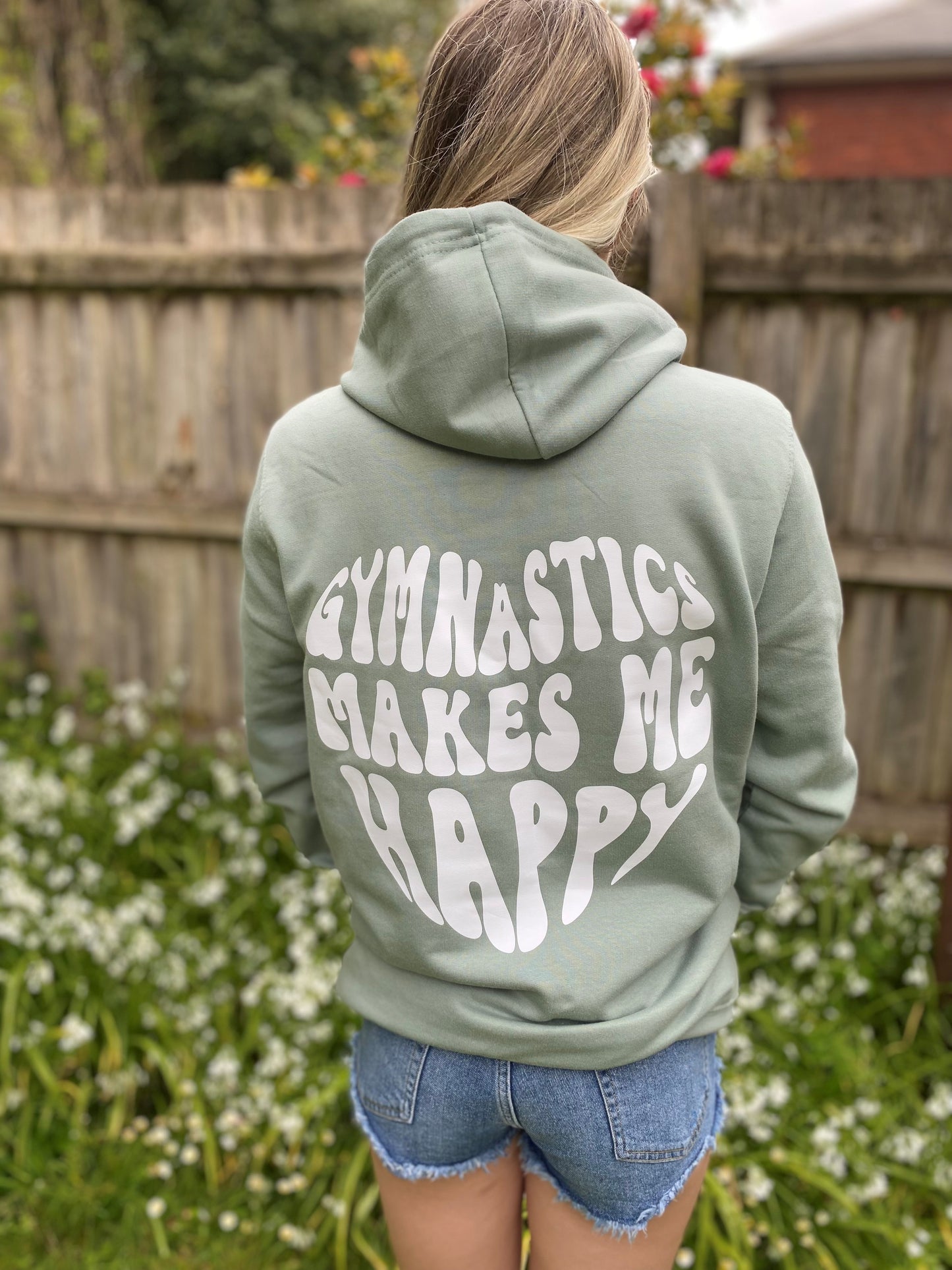 Gymnastics Makes Me Happy Hoodie