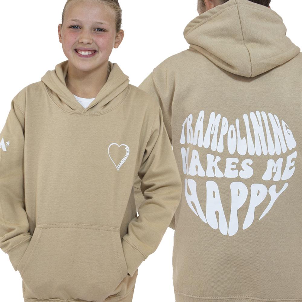Trampolining Makes Me Happy Hoodie