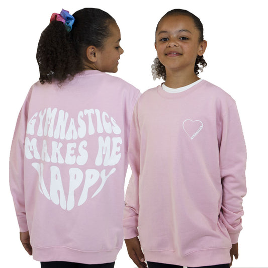 Gymnastics Makes Me Happy Sweatshirt