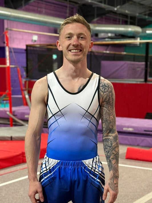 JAMES BLUE - Boys Navy and Blue Leotard