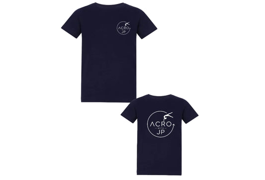 Acro with JP - Navy T-shirt with Club prints and Name