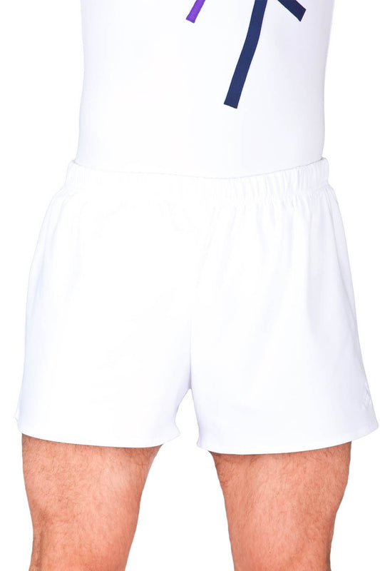 Air Extreme Men's White Matt Shorts