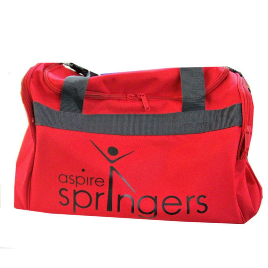Aspire Springers Red holdall with club logo