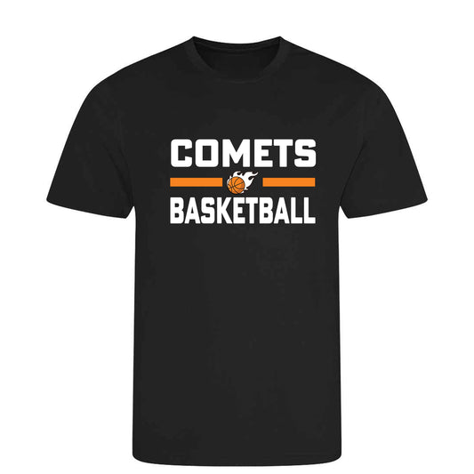 Comets Basketball - Boys Black cooltex top