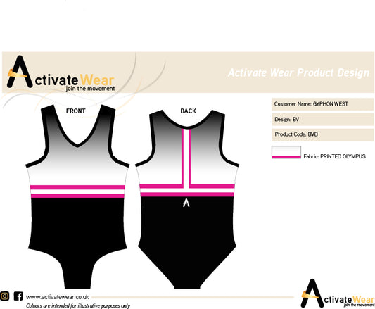 GRYPHON WEST GC - Boys Tumbling leotard
