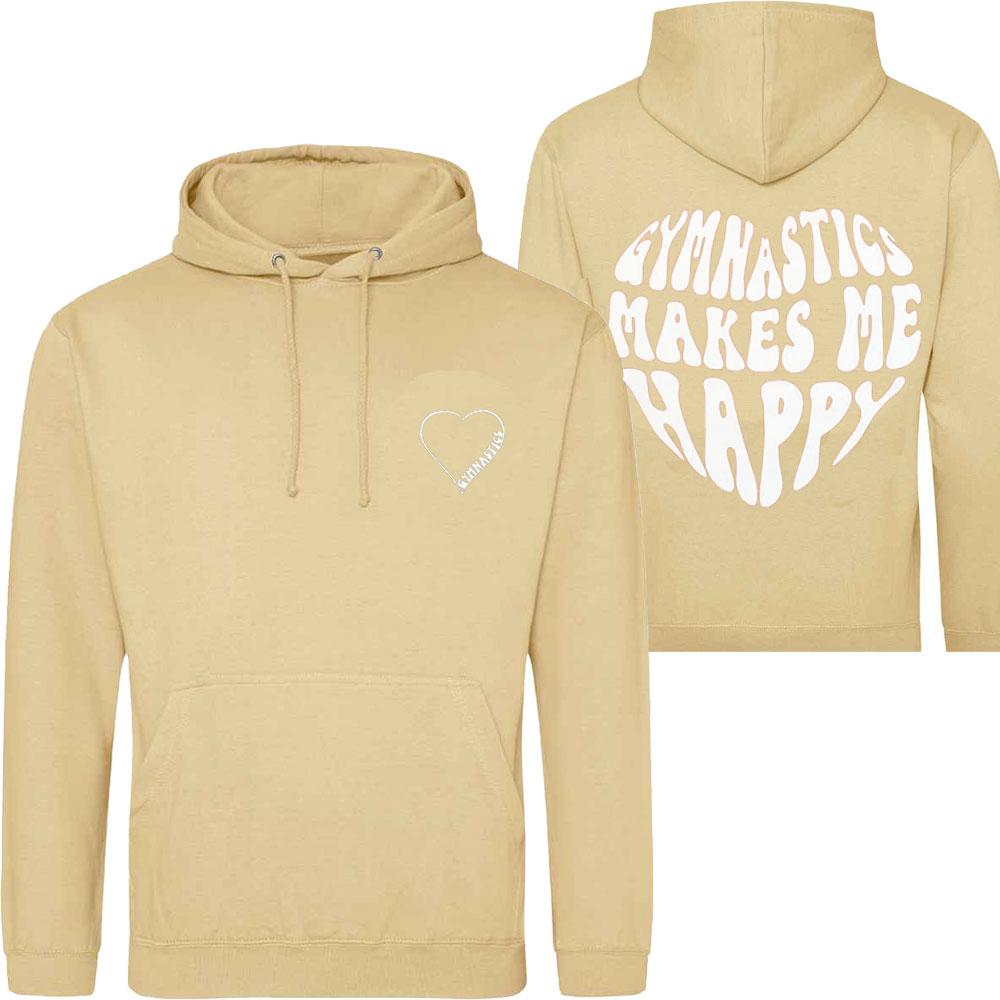 Gymnastics Makes Me Happy Hoodie