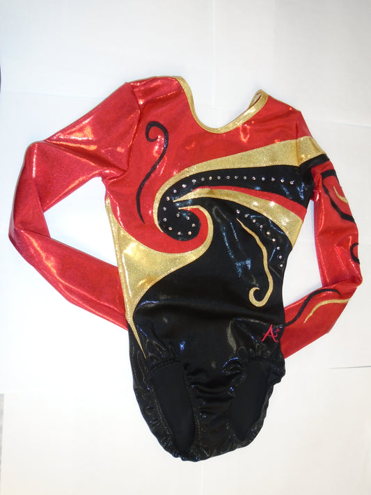 EXE VALLEY – Girls Long Sleeved Competition leotard