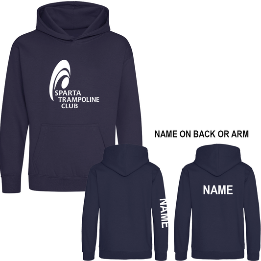 SPARTA - Club hoody in New French Navy personalised with your name