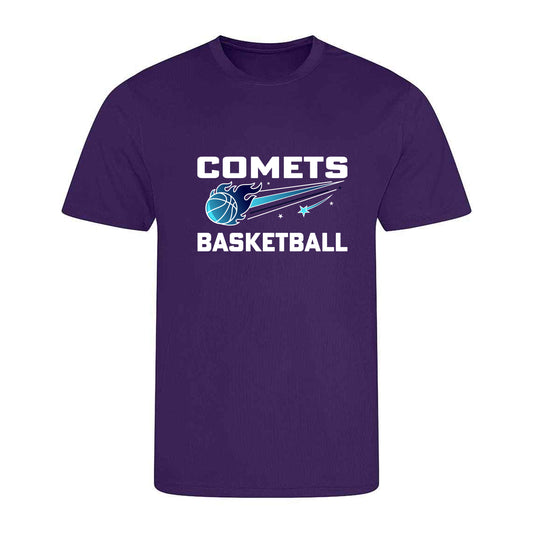 Comets Basketball - Girls Purple cooltex top