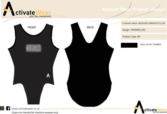 INVERURIE - Diamante Leotard