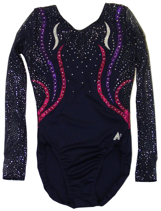 ALCHEMY - Girls L/S Navy leotard - FOR SQUAD ONLY