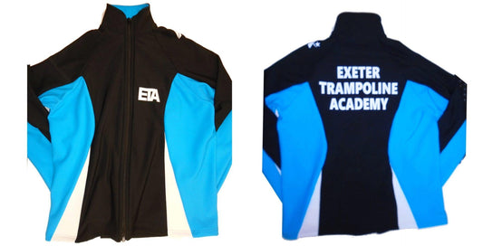 EXETER TRAMPOLINE ACADEMY Boys Tracksuit jacket with ETA prints