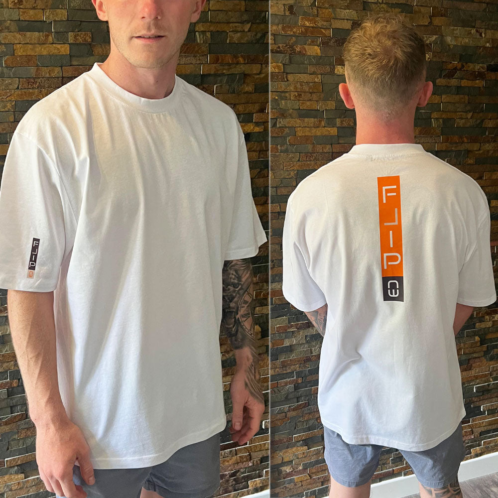 Flip Backbone Print T-shirt