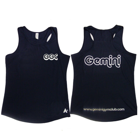 GEMINI - Girls Navy Vest with Gemini print