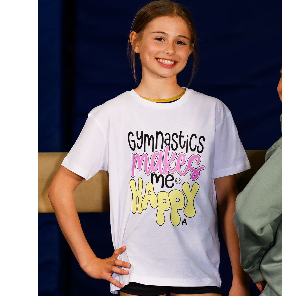 Gymnastics makes me Happy T-shirt