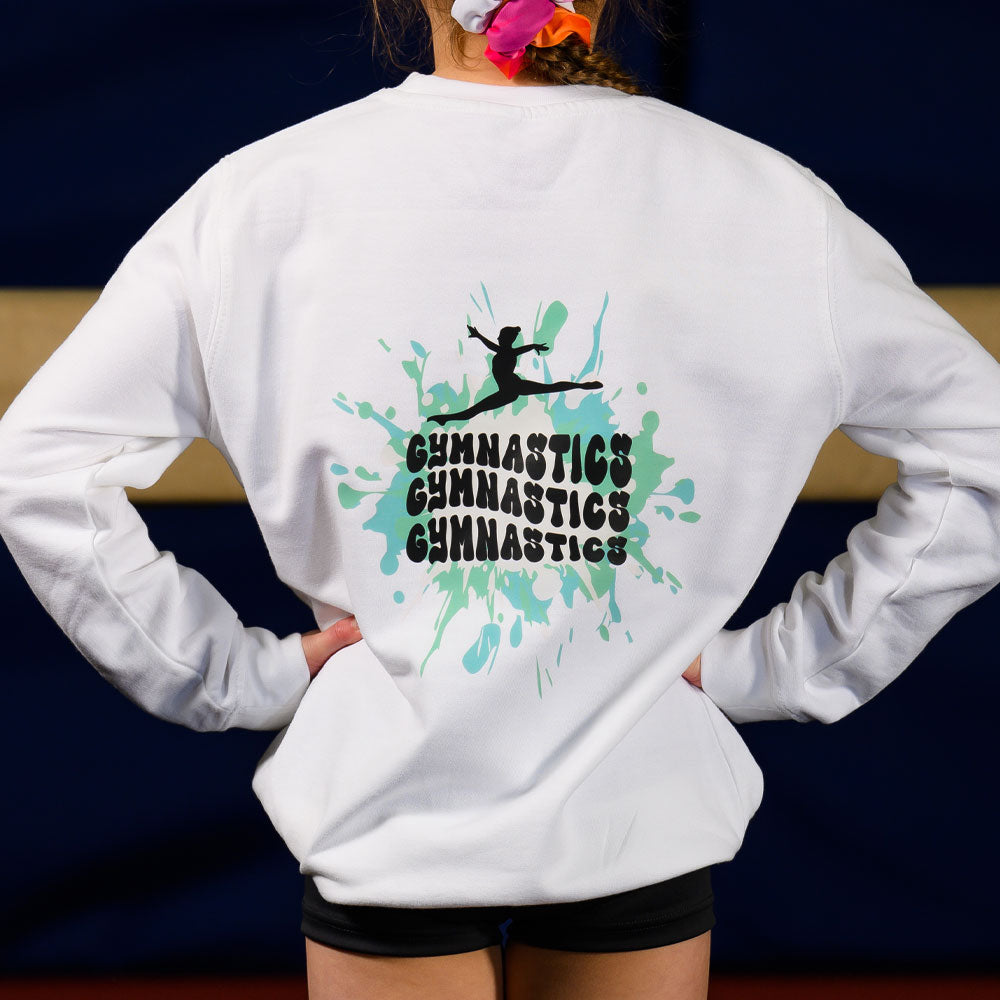 White Gymnastics Sweatshirt