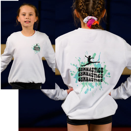 White Gymnastics Sweatshirt