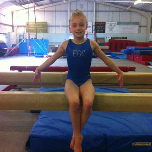 EXETER GYMNASTICS CLUB Girls Exeter Leotard With Diamante