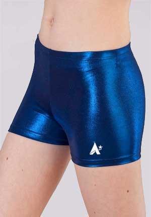 SOUTH WEST - Girls Navy Shimmer Shorts