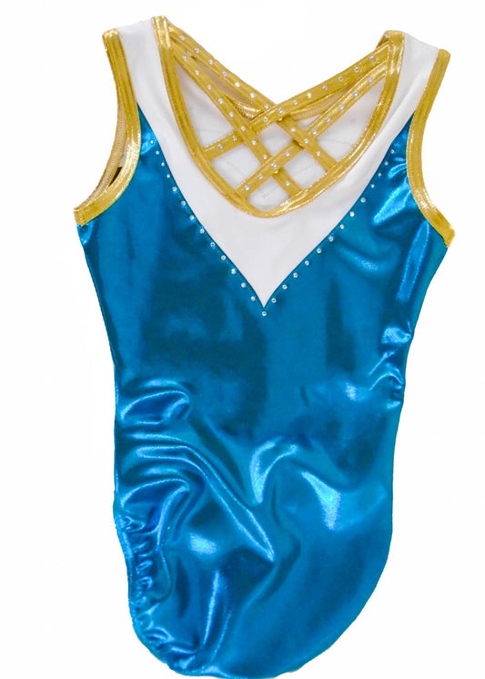EXETER GYMNASTICS CLUB Girls Regional Competition Sleeveless Leotard