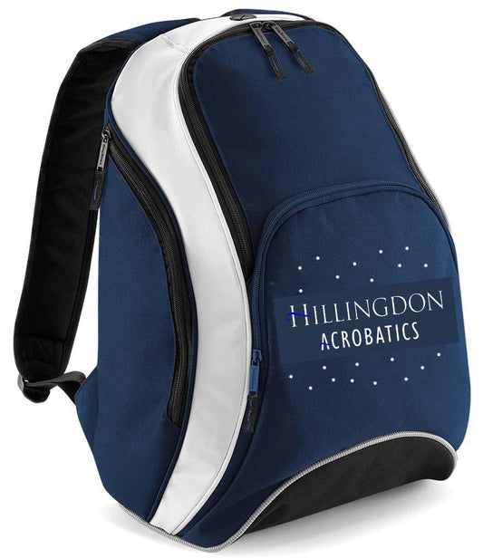 HILLINGDON - Navy club backpack (can be personalised)