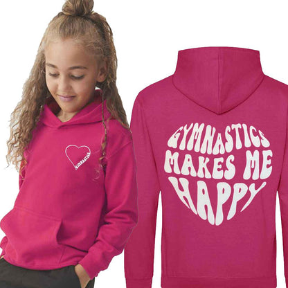 Gymnastics Makes Me Happy Hoodie