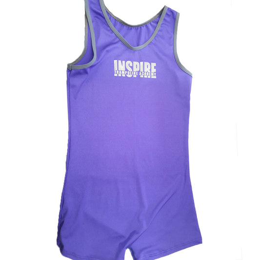 Boys Purple Boxer Bottom Leotard