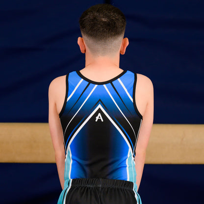 JACOB BLUE - Boys Black and Blue leotard