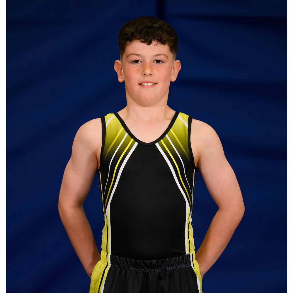 JACOB YELLOW - Boys Black and Yellow leotard