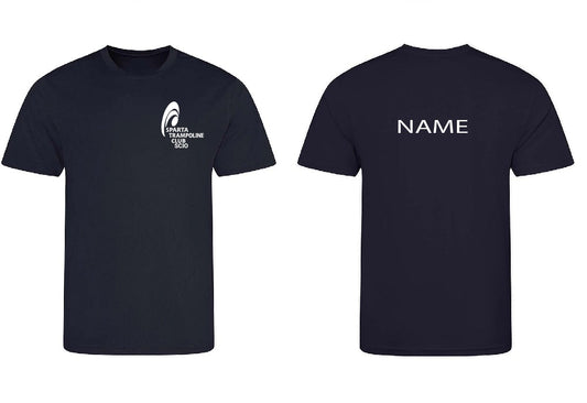 SPARTA - Club Cooltex Tshirt in New French Navy personalised with your name