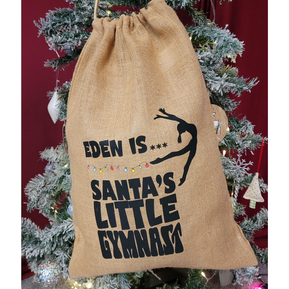 Santas Little Helper Christmas Gift Sack