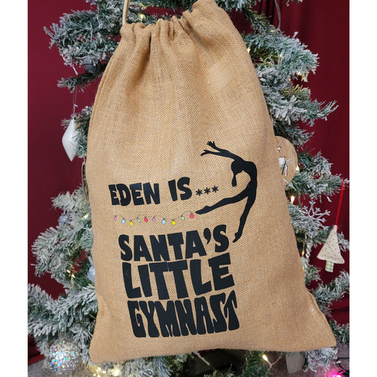 Santas Little Helper Christmas Gift Sack