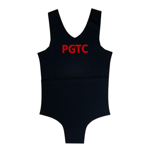 PGTC Poole Trampolining - Boys Navy club leotard with Red PGTC print