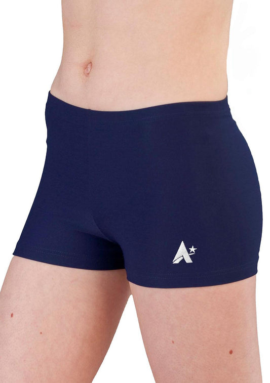 PGTC Poole Gymnastics - Girls Navy Matt Shorts