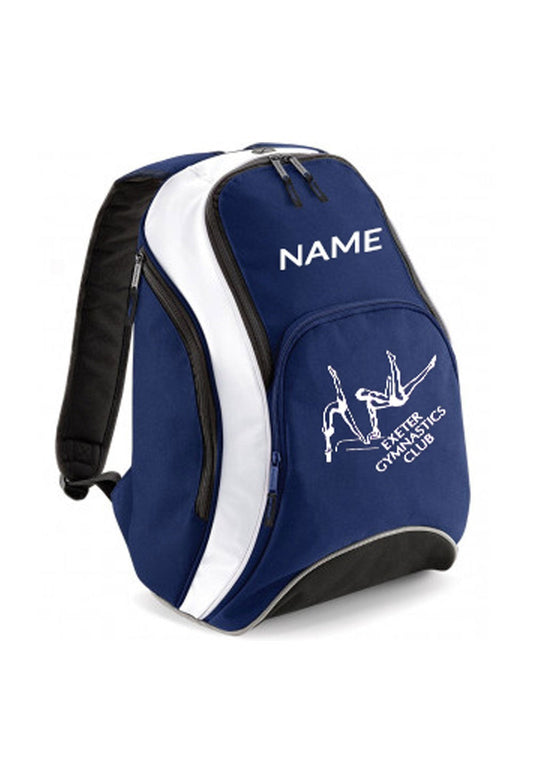 EXETER GYMNASTICS CLUB Personalised Backpack