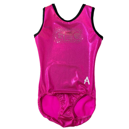 Grace Eve Pink Diamante Leotard