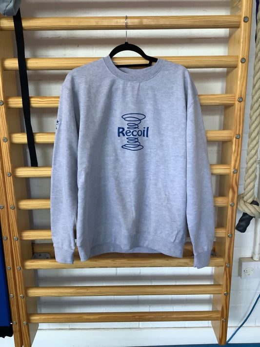RECOIL - Club Sweatshirt with Recoil Print - Navy or Grey