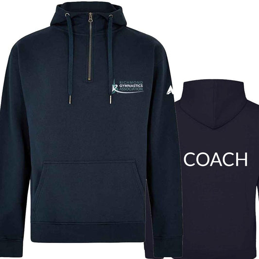 RICHMON STAFF KIT - Navy Hoody with Club logo and COACH print