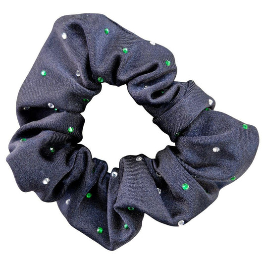 Black Hair Scrunchie with Diamante 