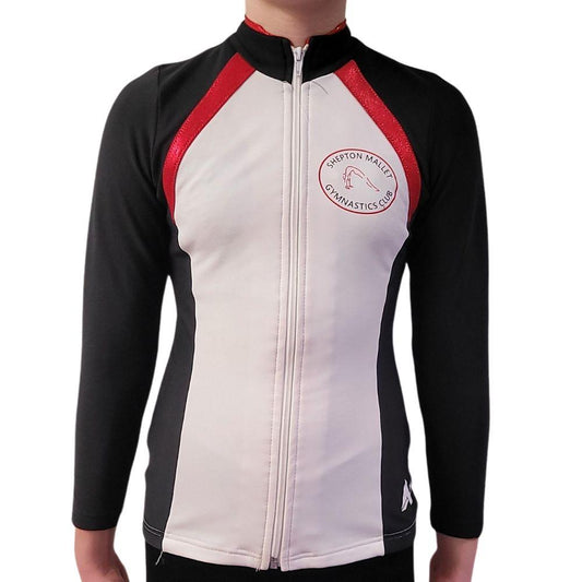 SHEPTON MALLET - Girls Tracksuit Jacket with Gymnast print + diamante