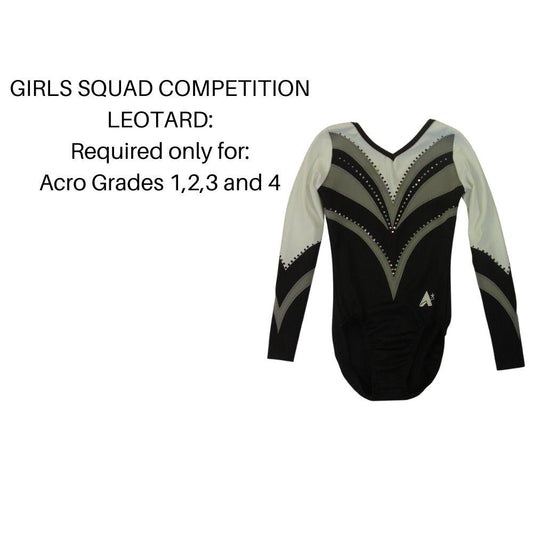 SOUTHAMPTON GC - GIRLS SQUAD LONG SLEEVED COMPETITION LEOTARD