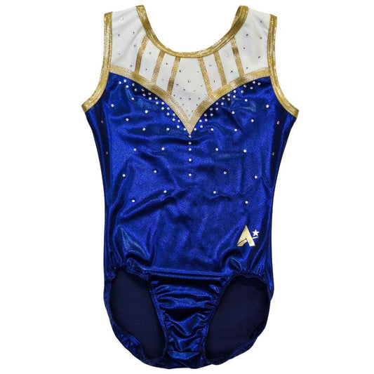 SOUTH WEST - Girls Navy Shimmer with White and Gold details with diamante