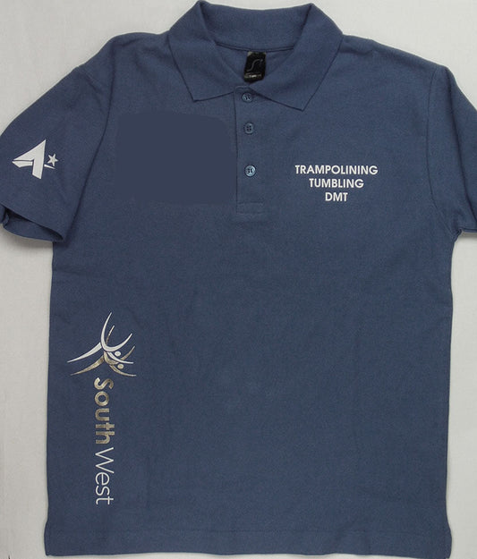 SOUTH WEST - Navy Polo with South West prints