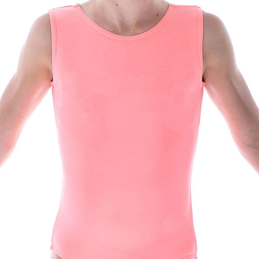 HARRIERS - Girls Salmon Matt Leotard