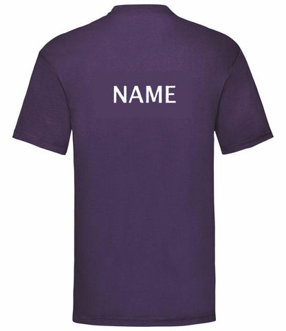 SPARTA - Club Cooltex Tshirt in Purple personalised with your name