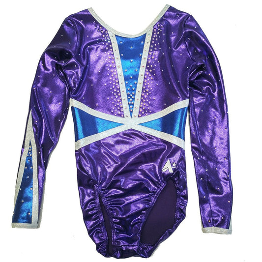 Girls Long Sleeved Comp Leotard