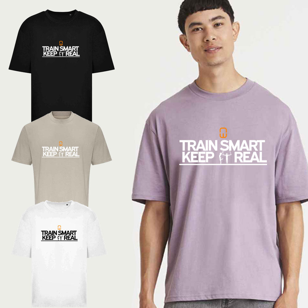 Train Smart, Keep It Real Oversized Tee