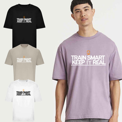 Train Smart, Keep It Real Oversized Tee